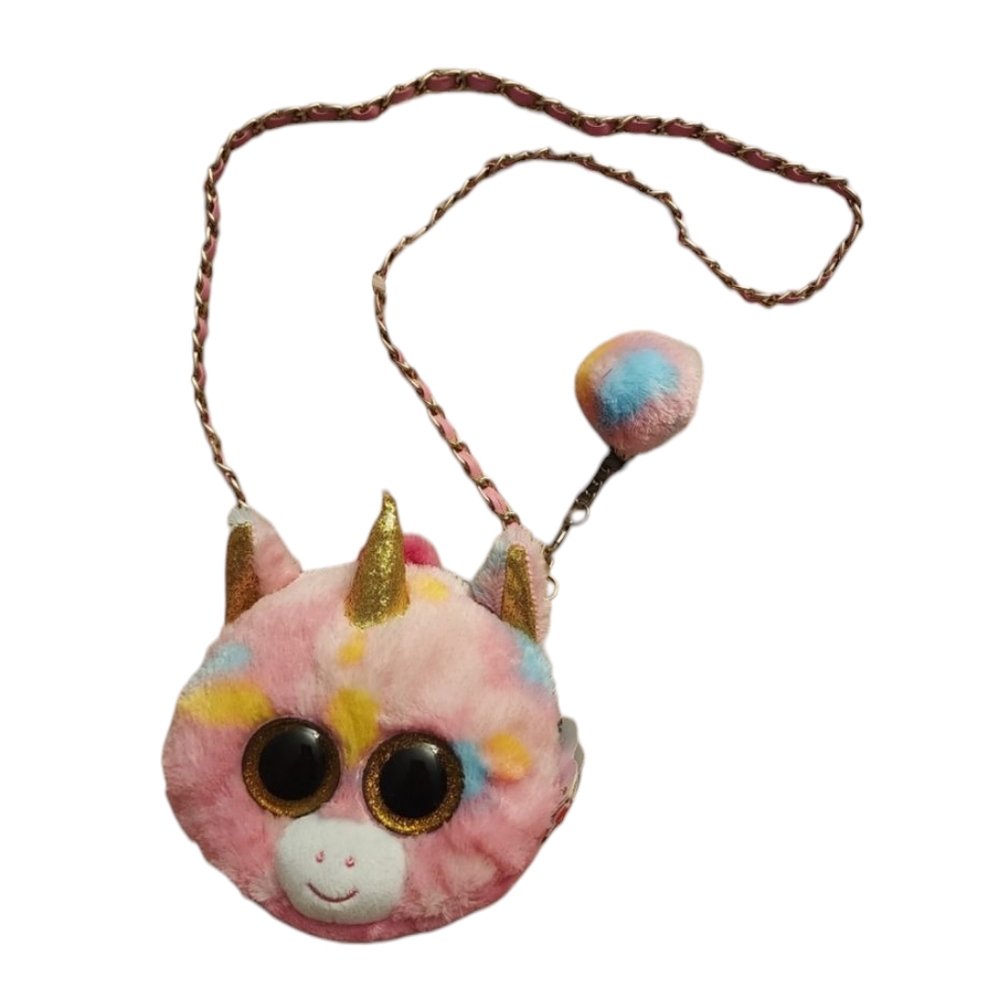 TY "Fantasia" Pink Unicorn Kids Crossbody Bag